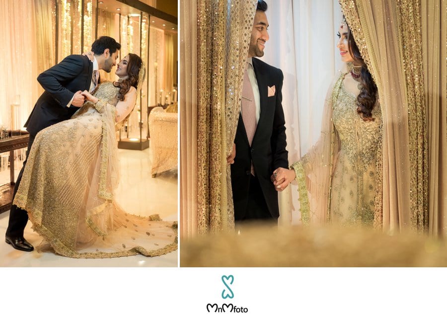 Image may contain: 2 people, outdoor | Couple wedding dress, Pakistani bride,  Bridal photoshoot