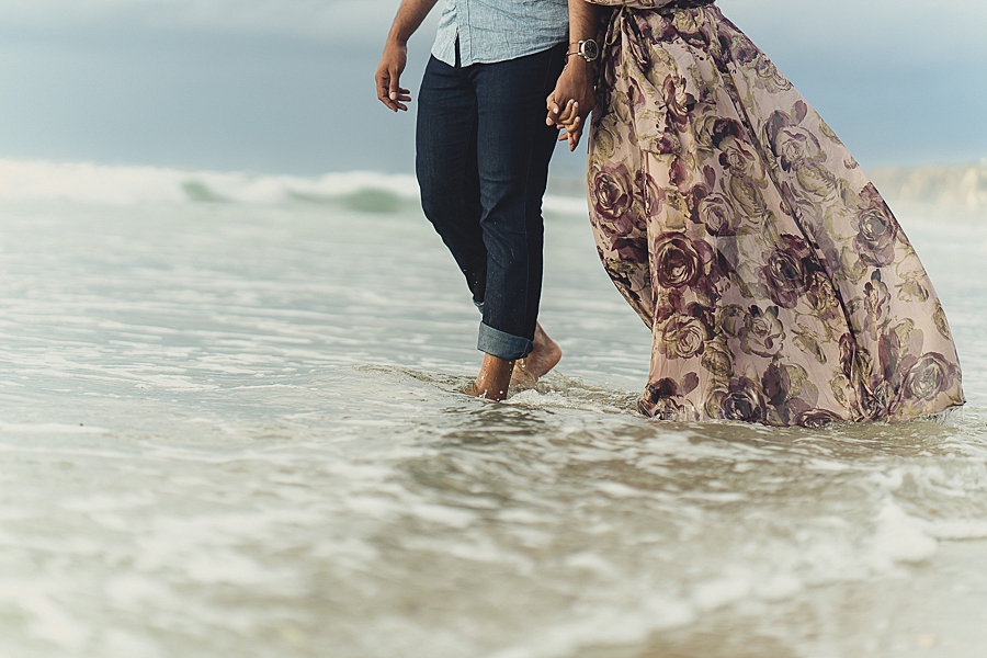 San Diego La Jolla Beach engagement photos 