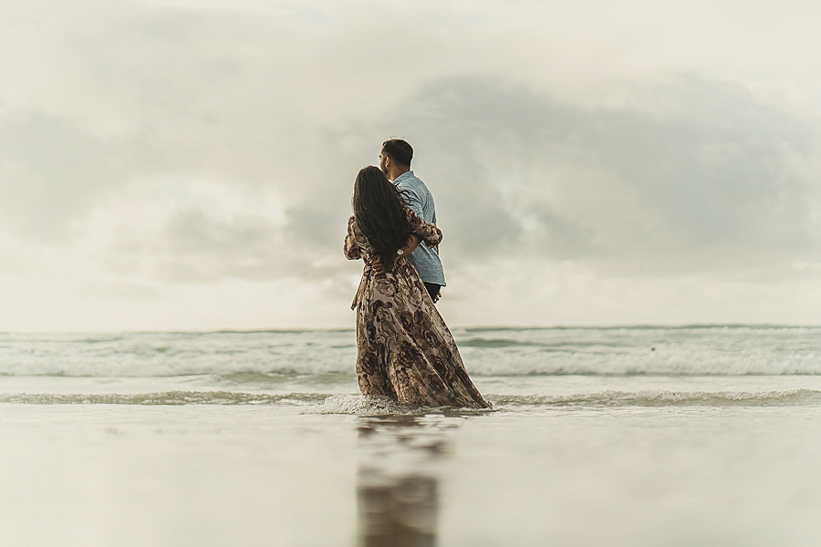 San Diego La Jolla Beach engagement photos 