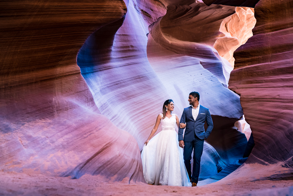 Antelope Canyon Engagement photo Shoot 