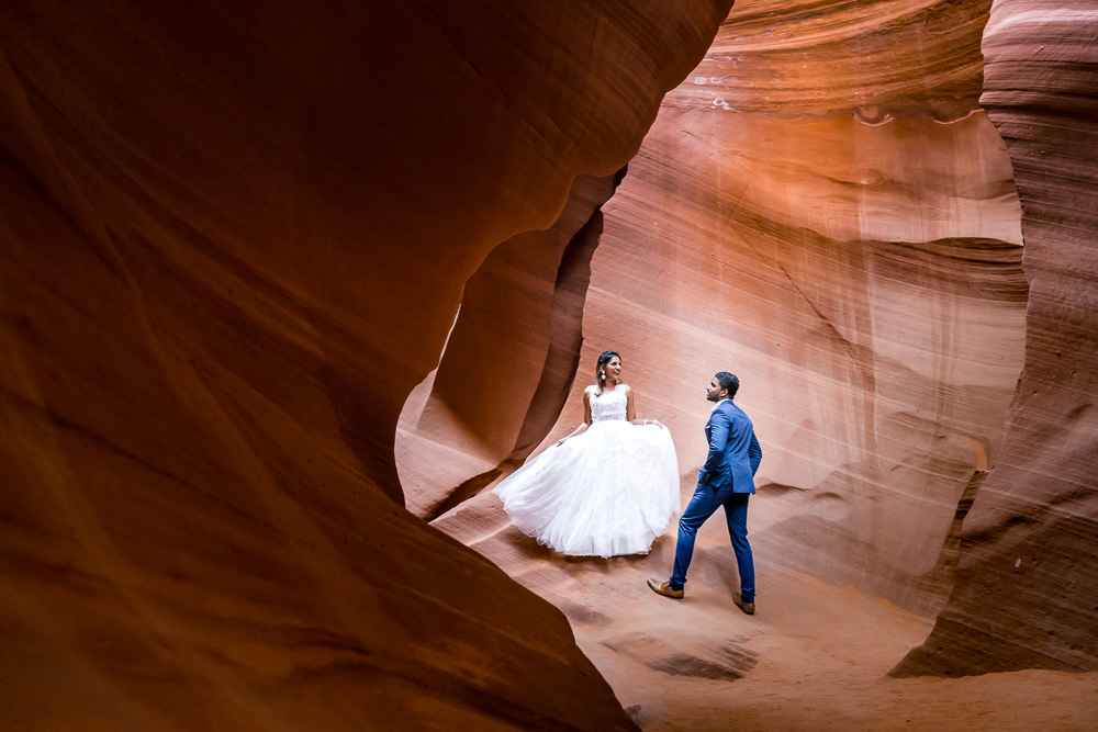 Antelope Canyon Engagement photo Shoot 