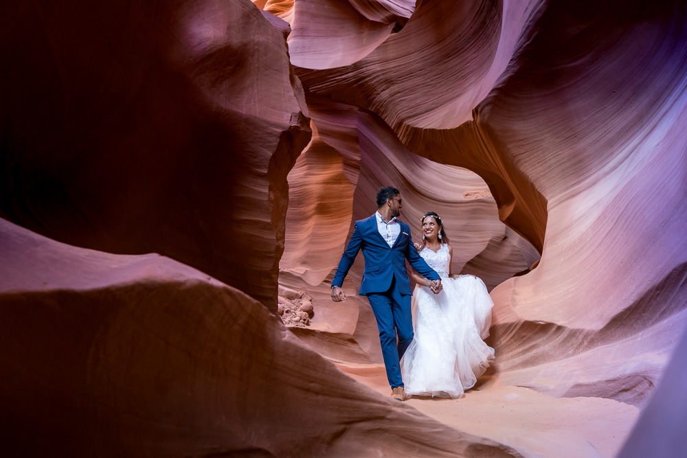 Antelope Canyon Engagement photo Shoot 