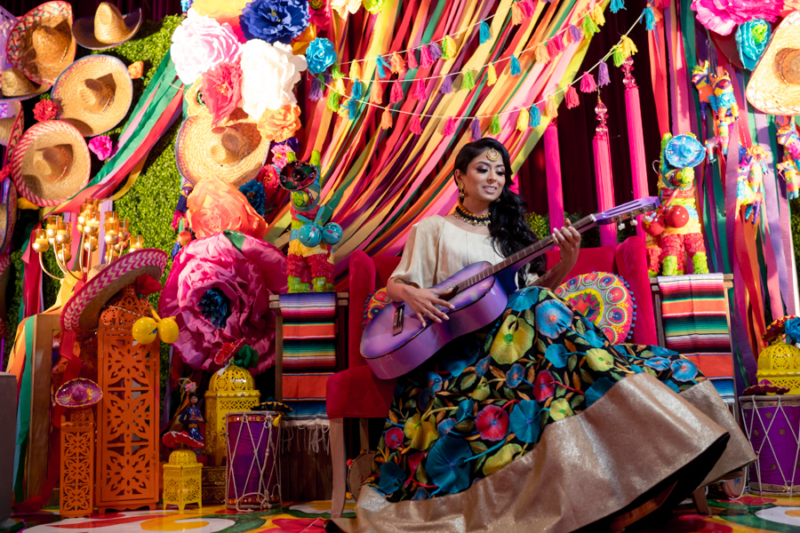 witte museum fiesta theme indian wedding mehndi sangeet 