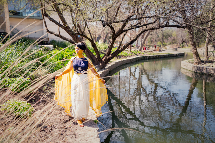 witte museum yellow theme indian pithi haldi event photography 