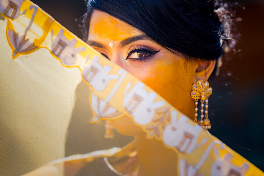 witte museum yellow theme indian pithi haldi event photography 