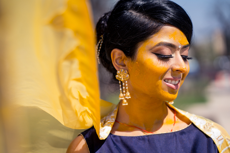 witte museum yellow theme indian pithi haldi event photography 