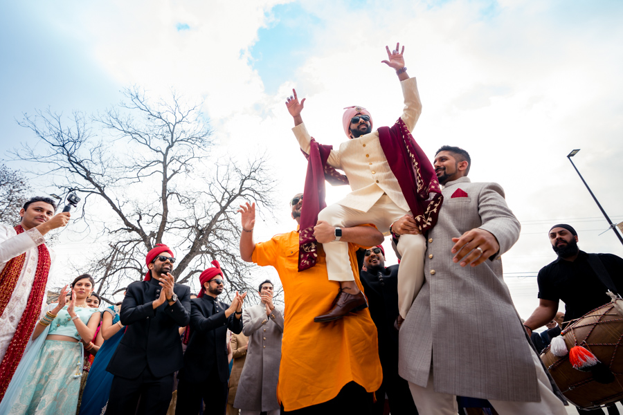 indian wedding baraat photography san antonio texas