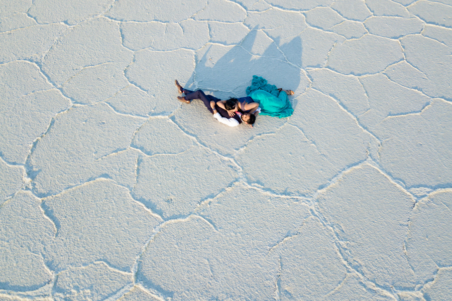 Salt Flats Engagement Photo Shoot Utah 