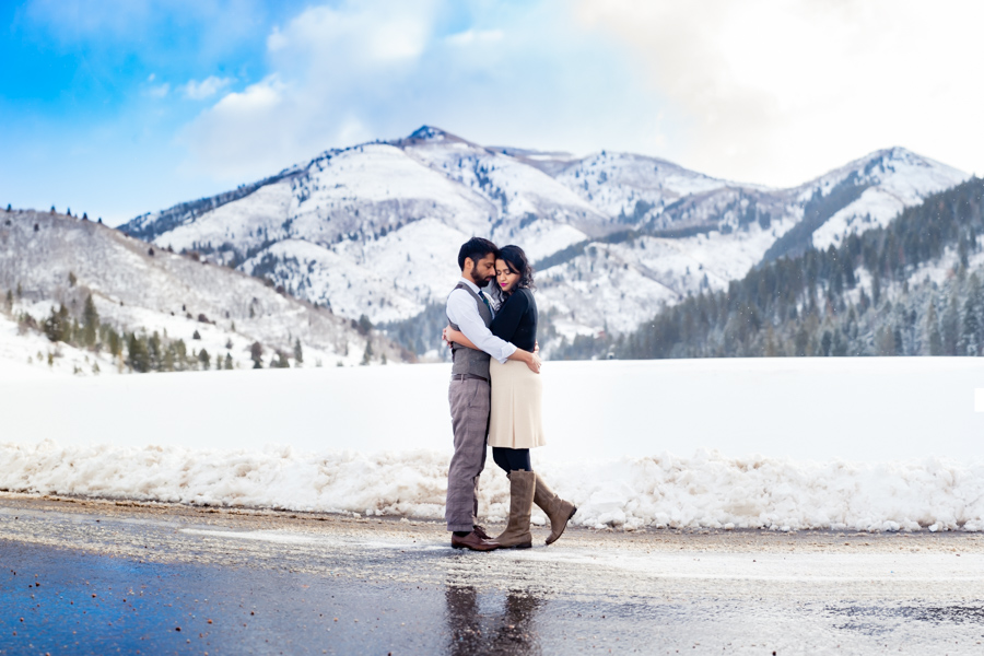 Salt Flats Engagement Photo Shoot Utah 