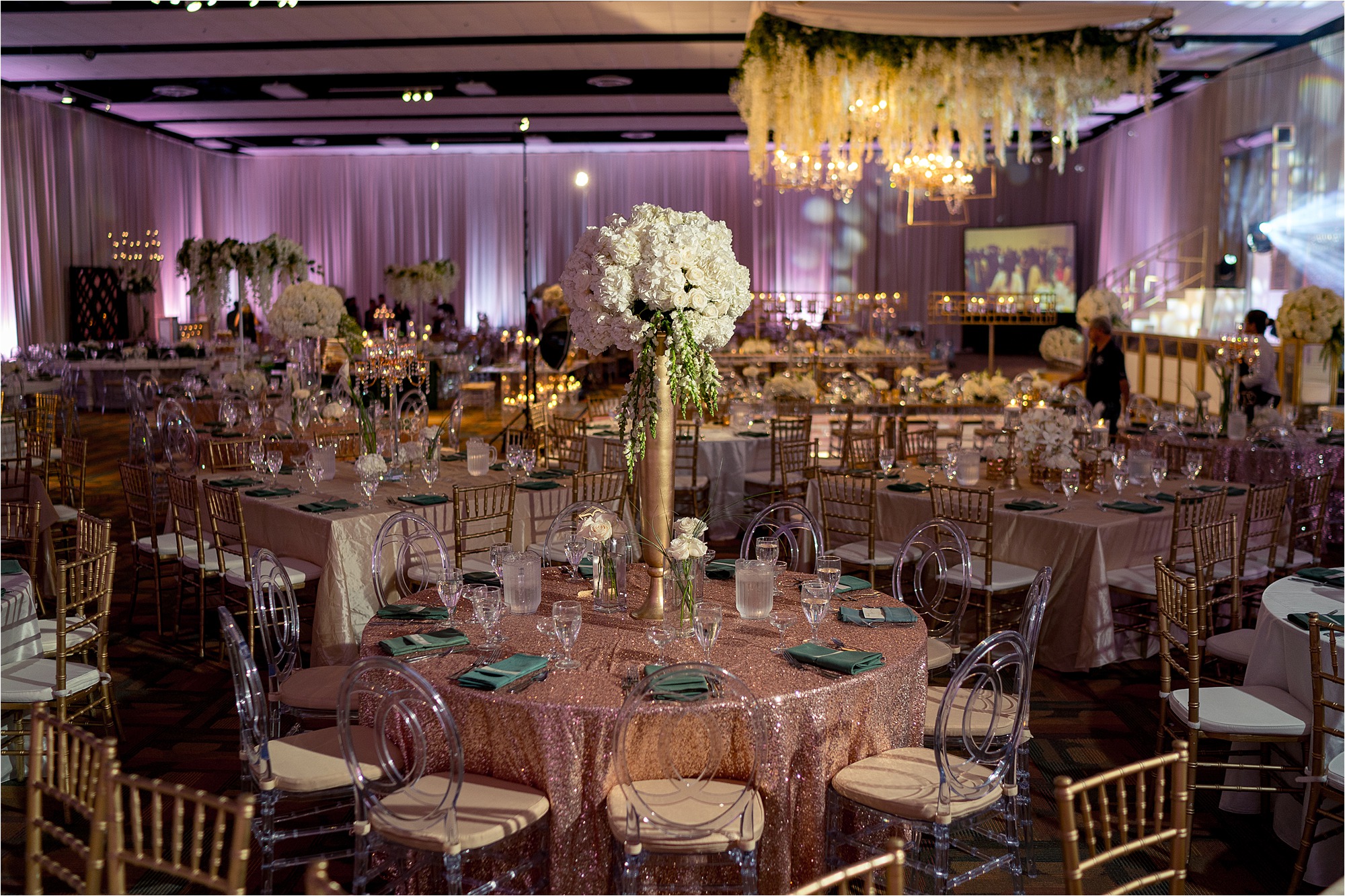 Corpus Christi Indian Wedding Reception With Dazzling Decor