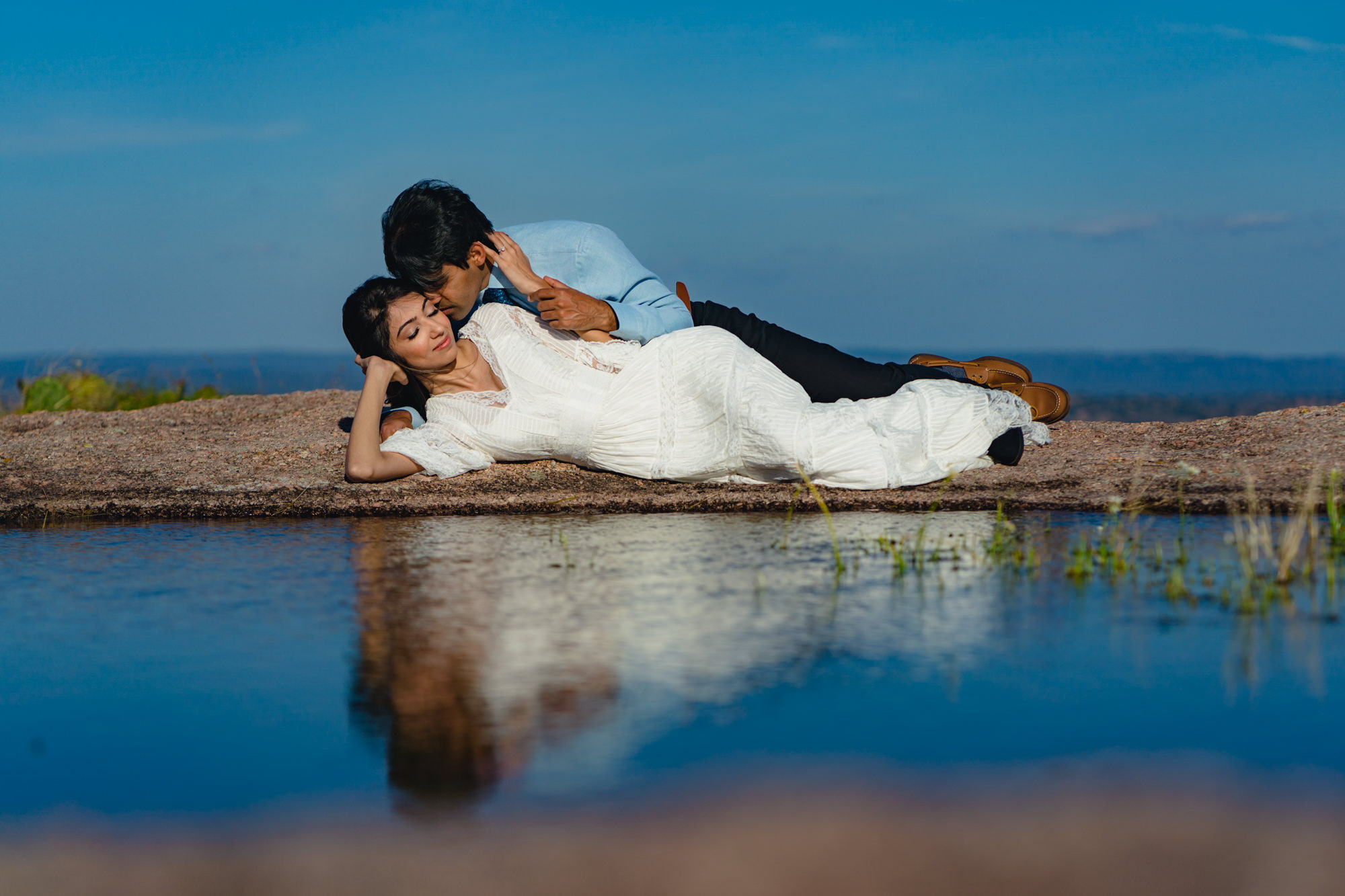 Enchanted Rock Austin engagement photography Anita sanif