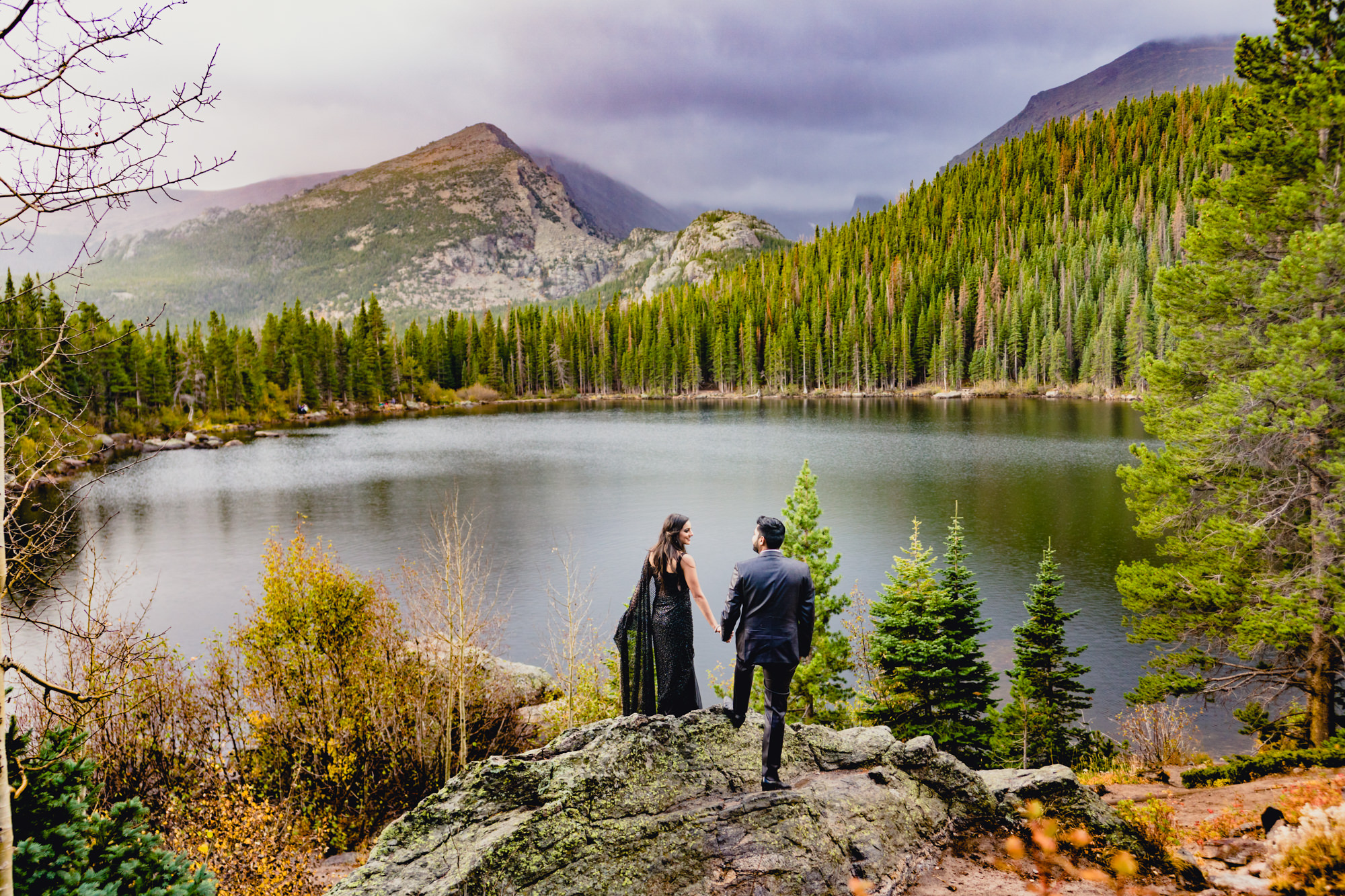 Rocky Mountains Colorado Engagement Photography