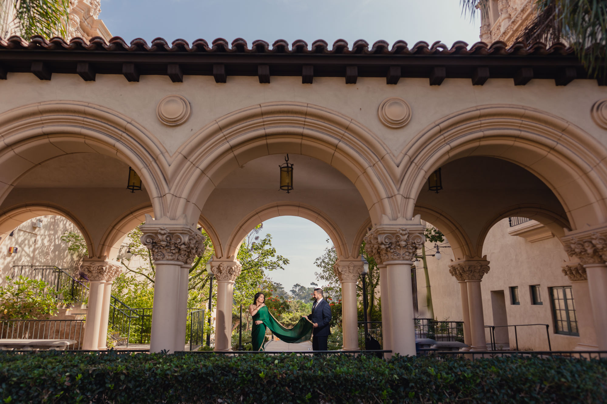 Balboa Park San Diego Engagement Photos