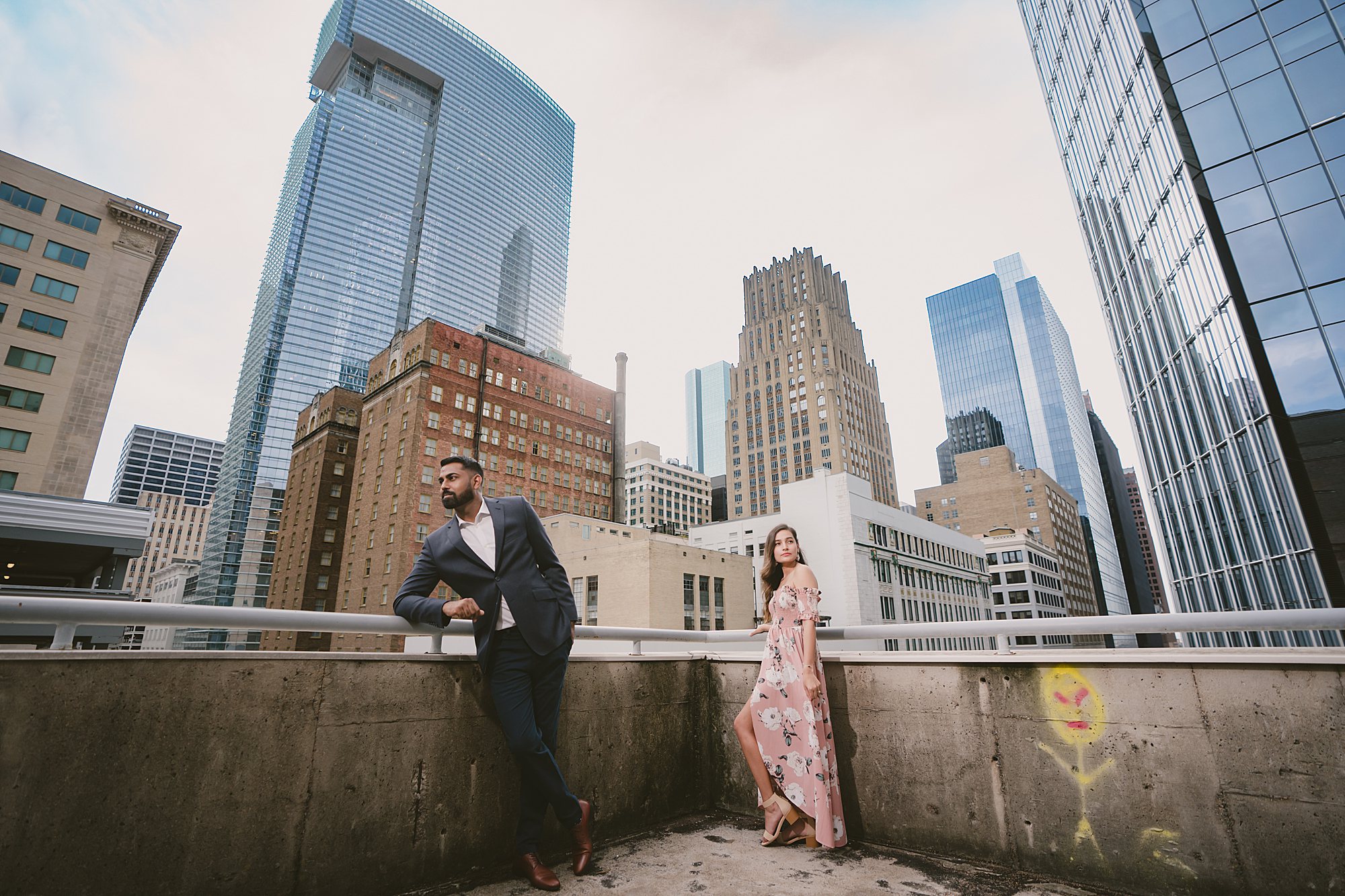 Houston Downtown Rooftop Photo Shoot