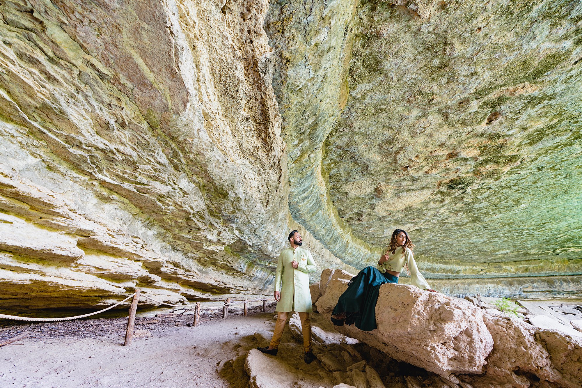 Hamilton Pool Austin Engagement Photo Shoot