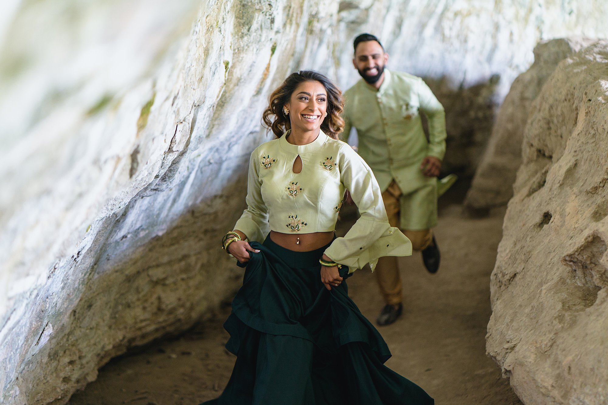 Hamilton Pool Austin Engagement Photo Shoot