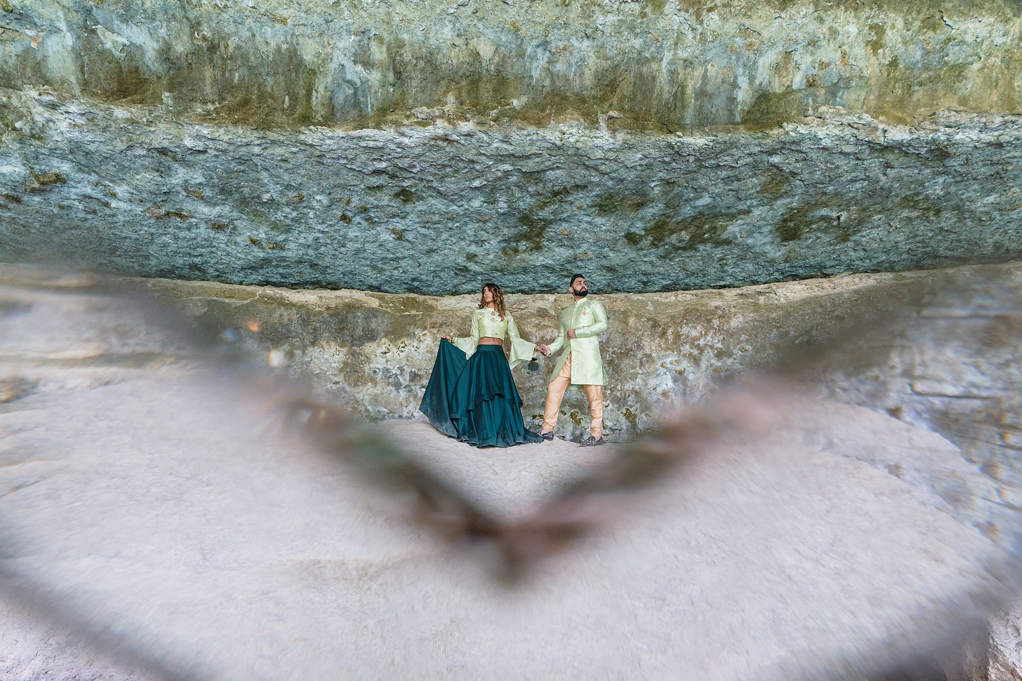 Hamilton Pool Austin Engagement Photo Shoot