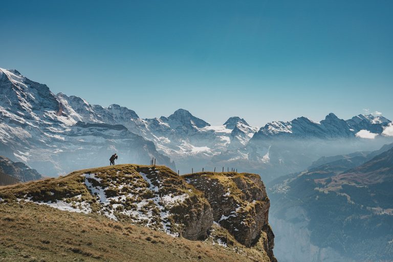 Wengen Switzerland engagement photographer