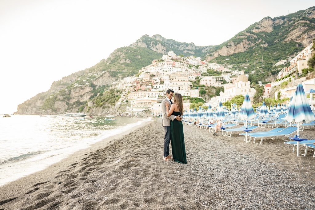 Positano Italy engagement photo shoot